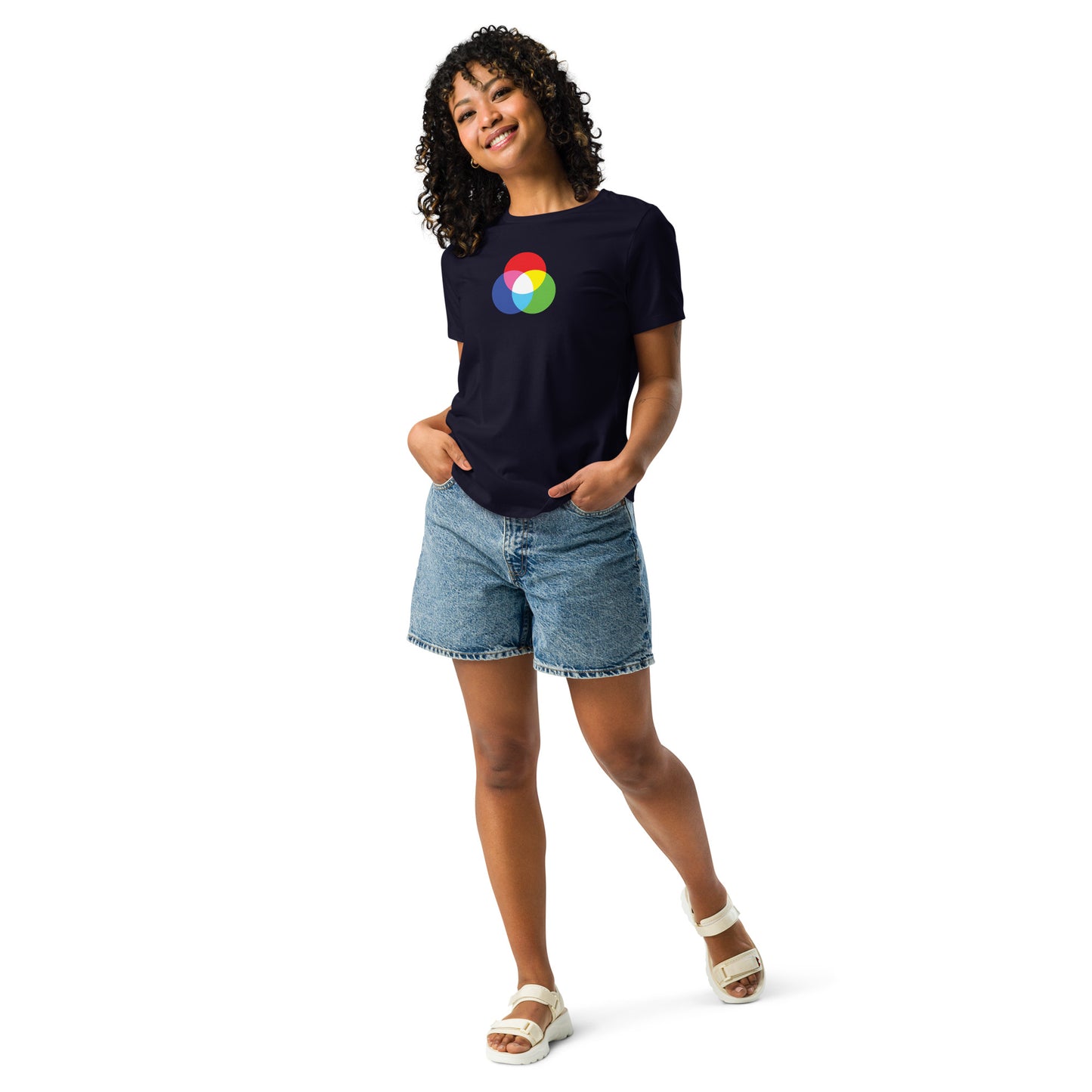 RGB CIRCLES women's t-shirt