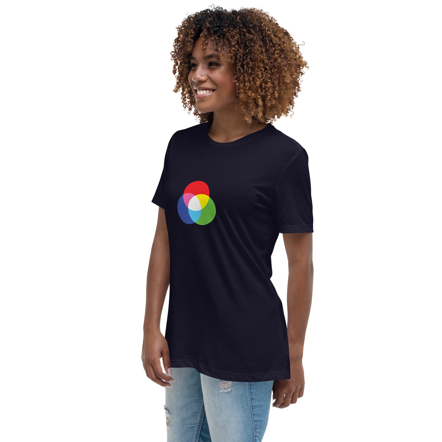 RGB CIRCLES women's t-shirt