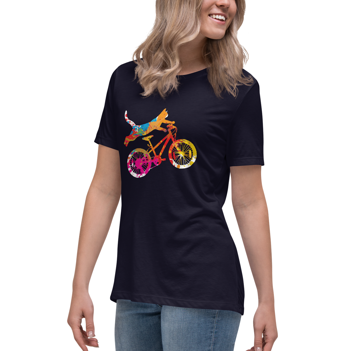 JOYFUL JOURNEY women's cycling t-shirt