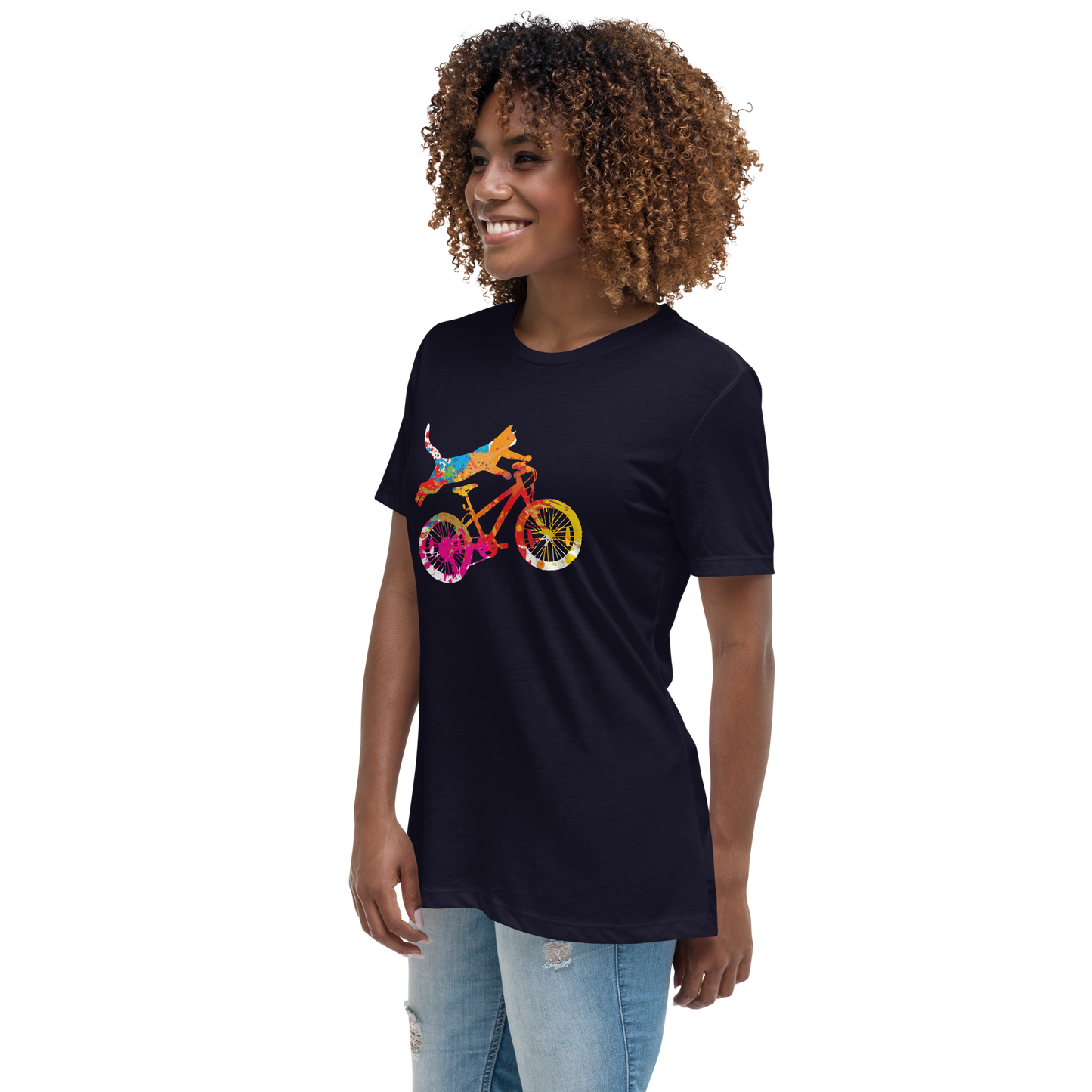 JOYFUL JOURNEY women's cycling t-shirt