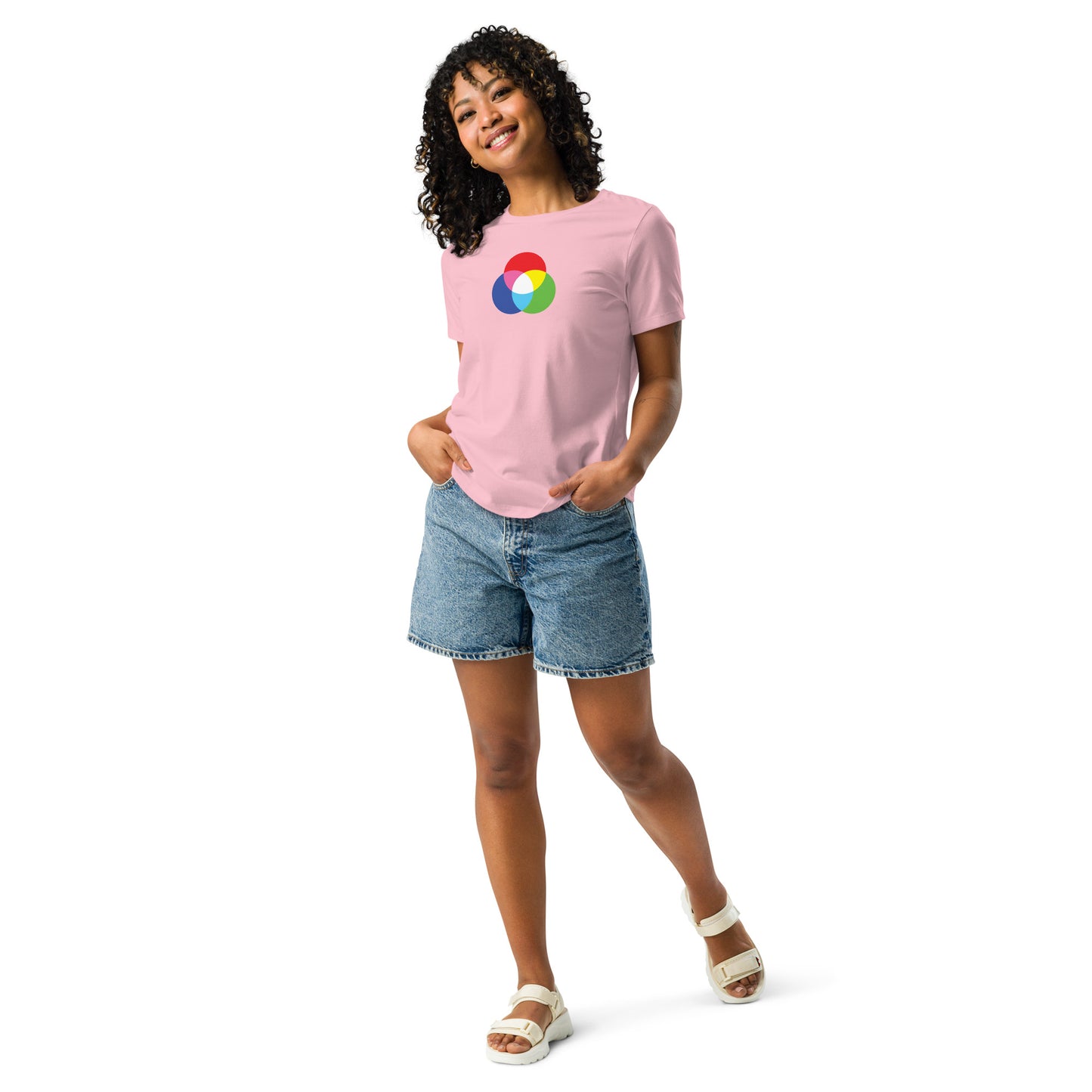 RGB CIRCLES women's t-shirt