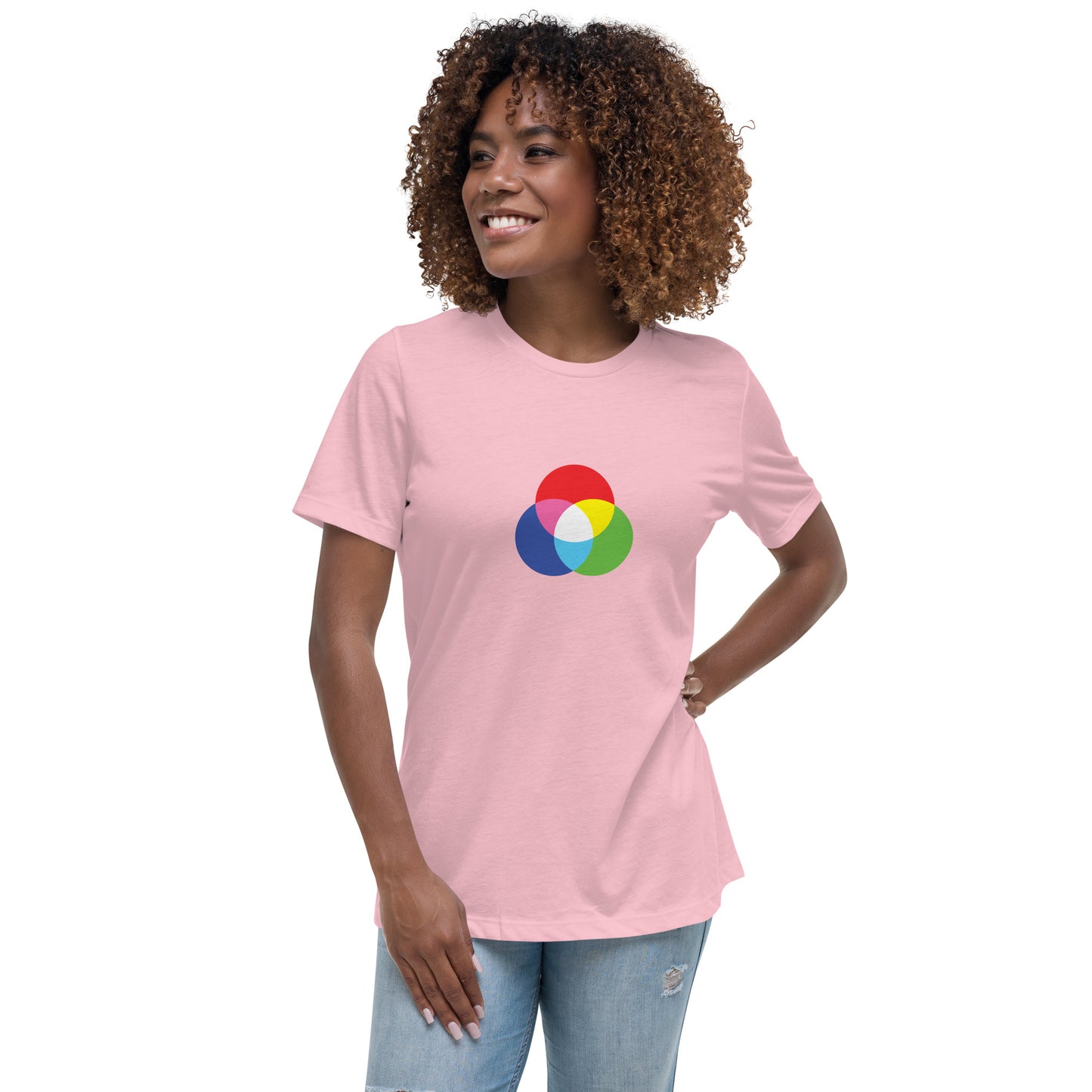 RGB CIRCLES women's t-shirt