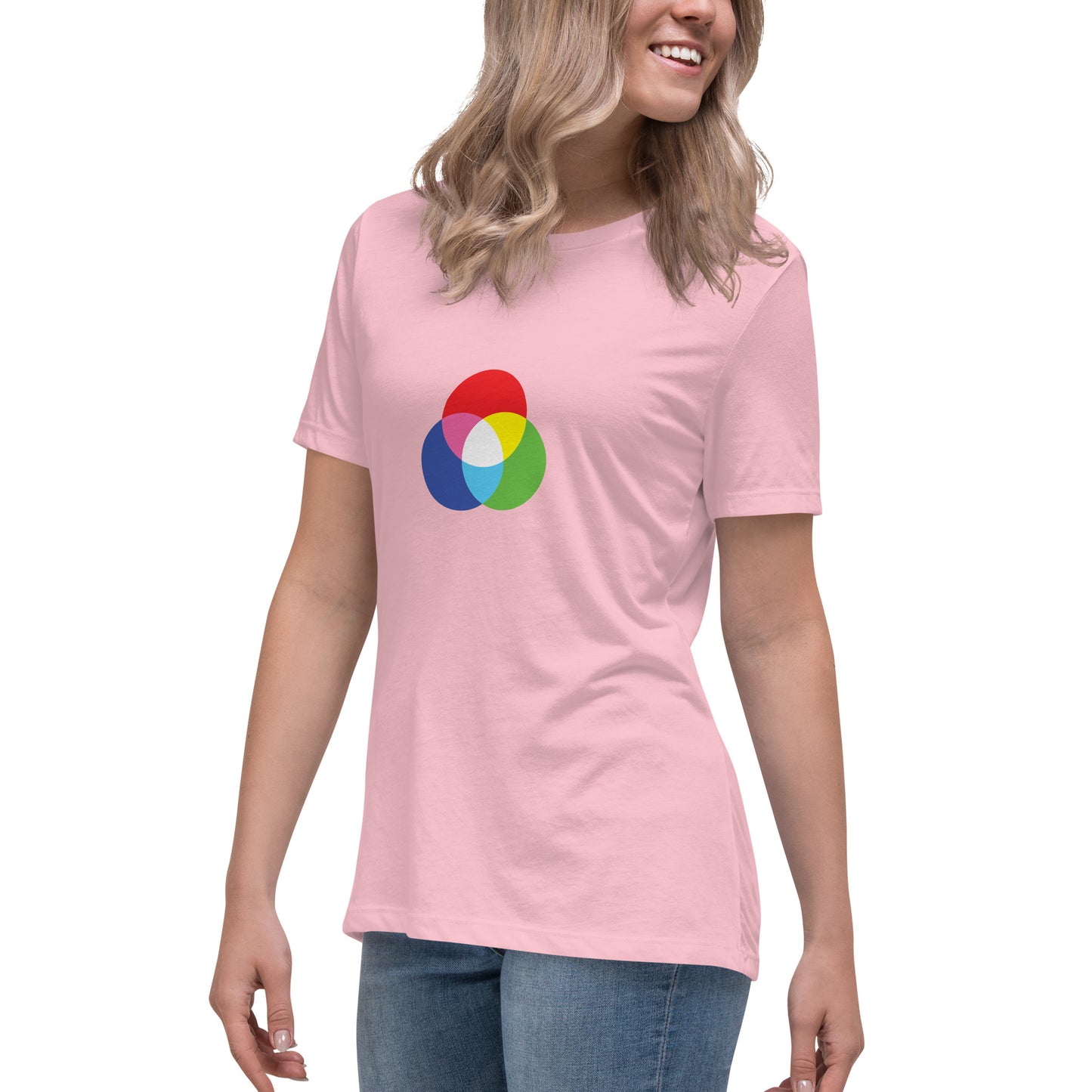 RGB CIRCLES women's t-shirt