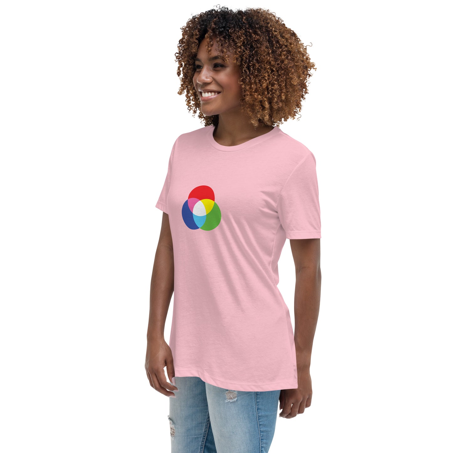 RGB CIRCLES women's t-shirt