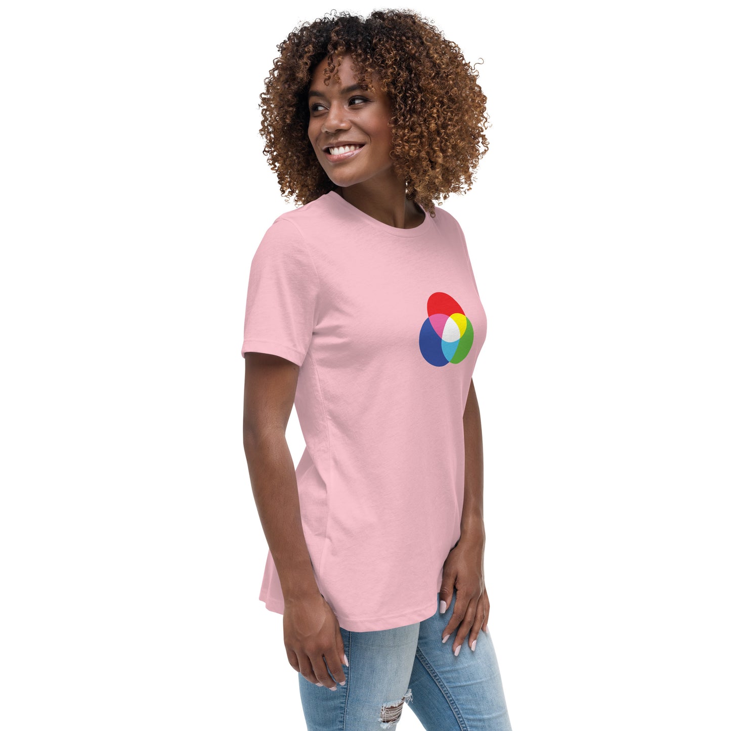 RGB CIRCLES women's t-shirt