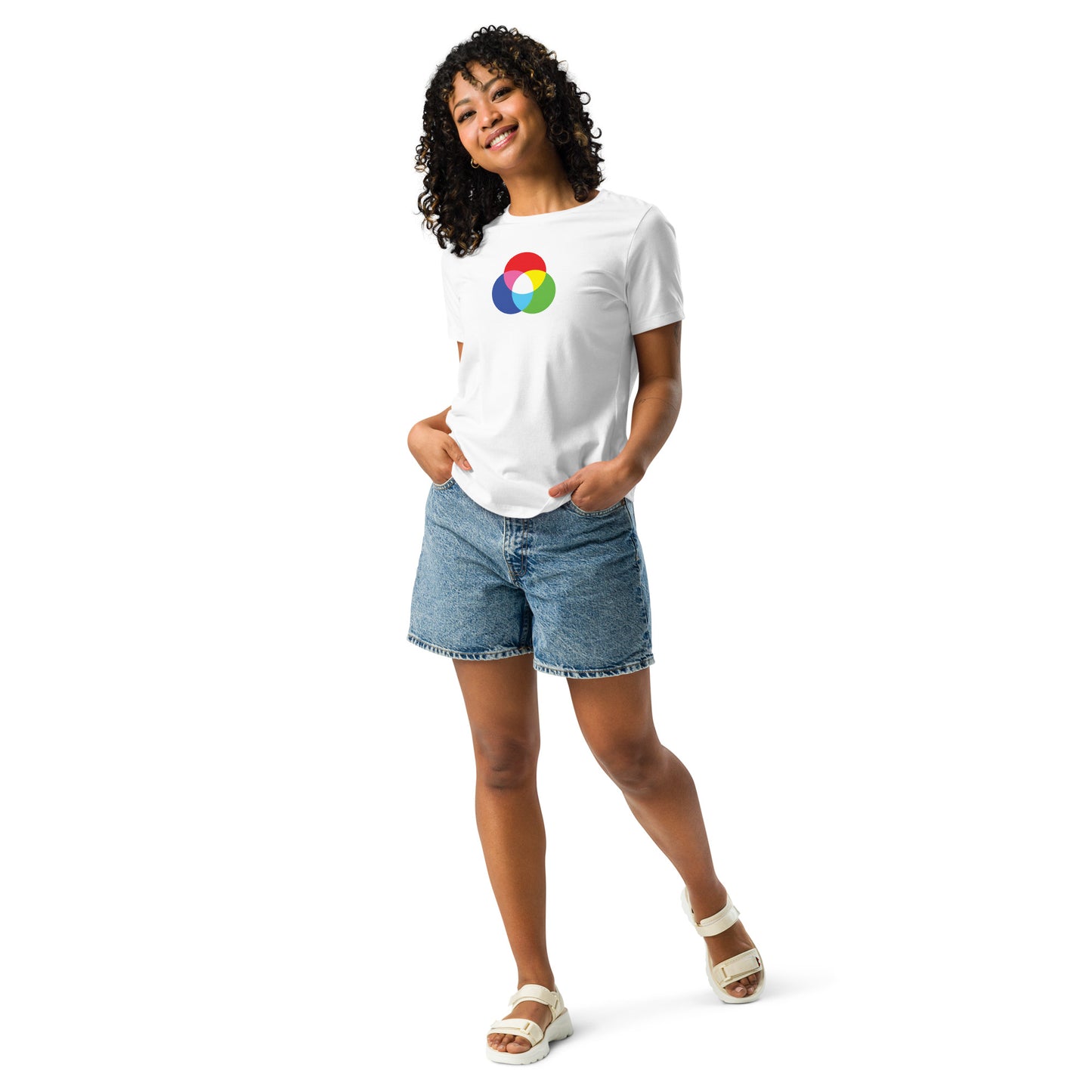 RGB CIRCLES women's t-shirt