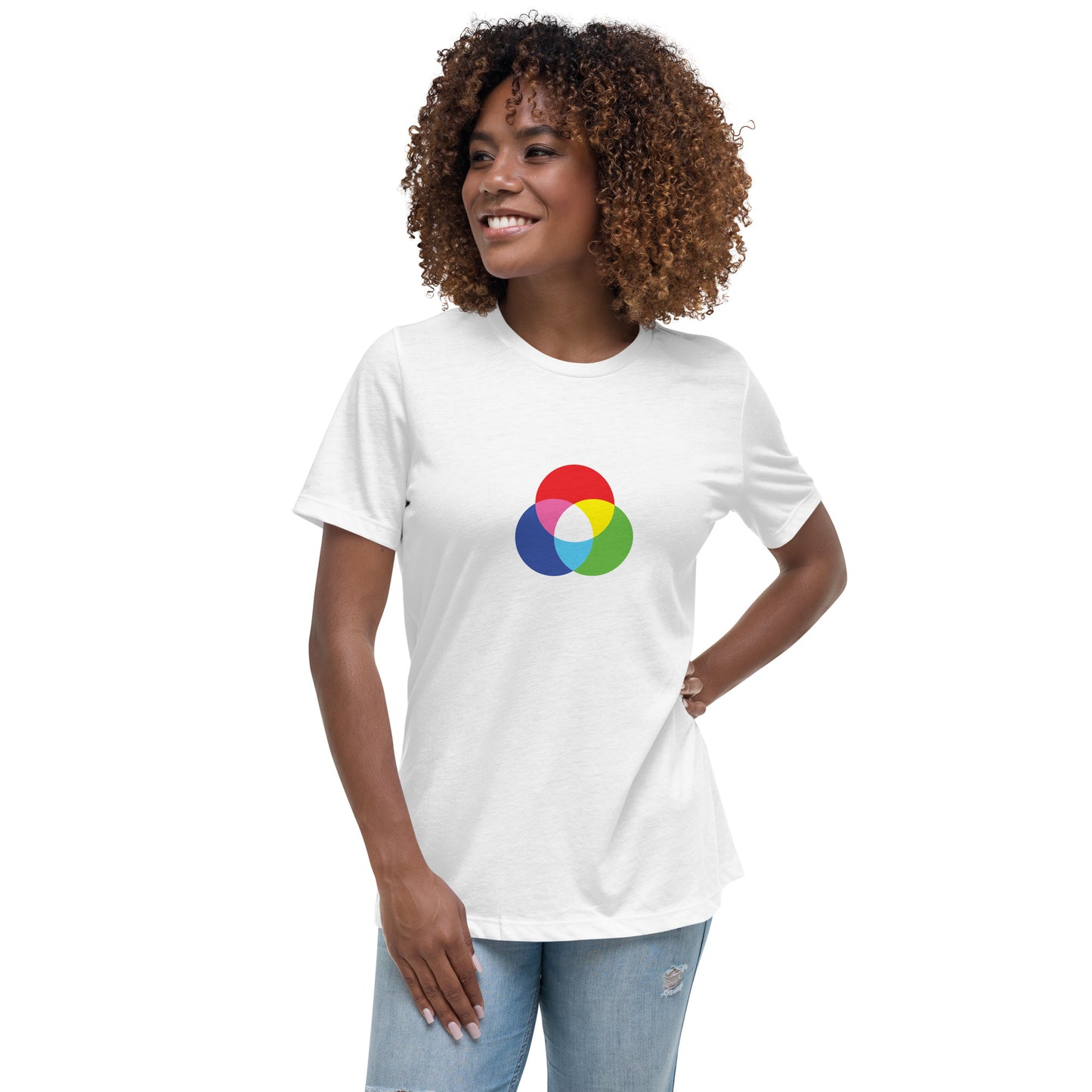 RGB CIRCLES women's t-shirt