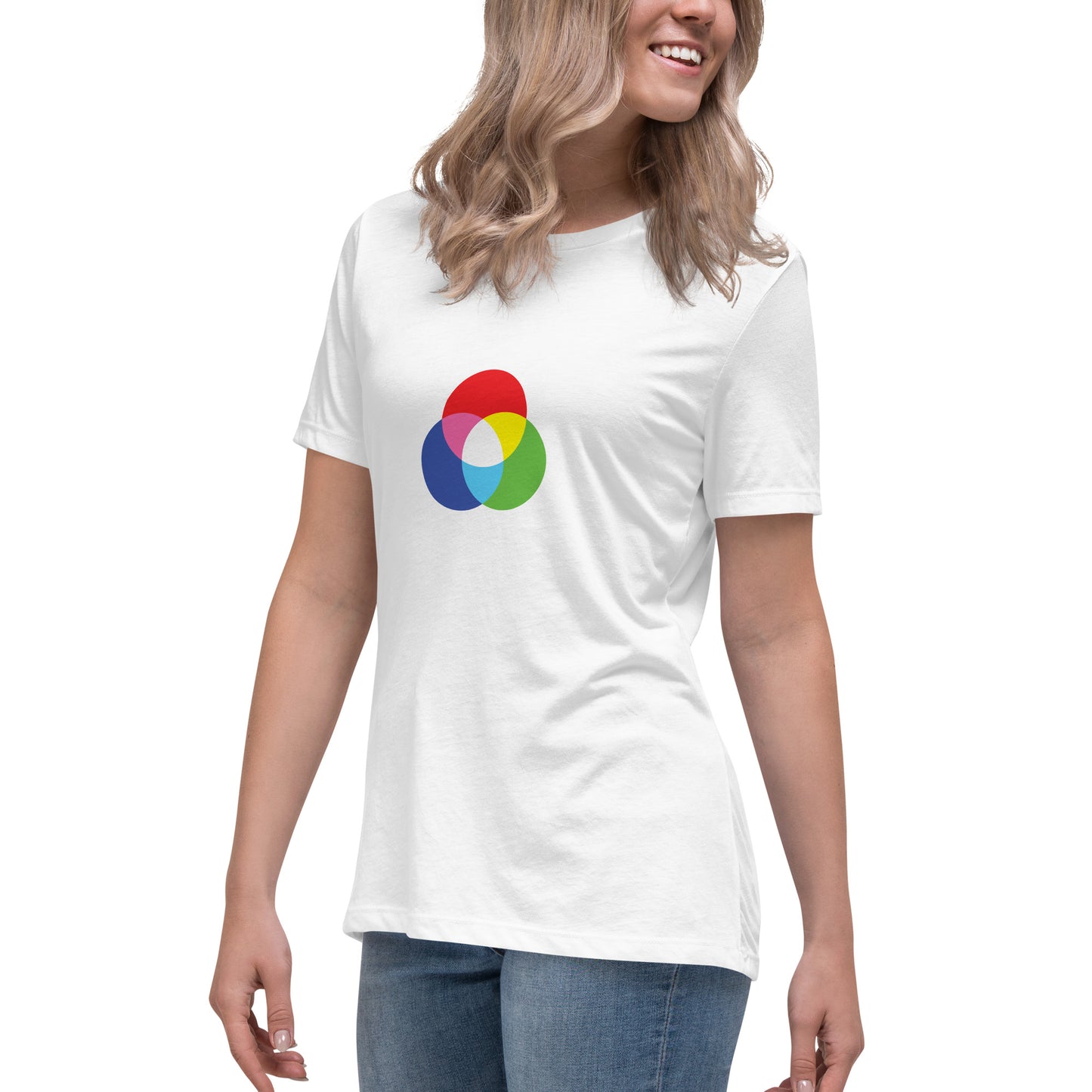 RGB CIRCLES women's t-shirt