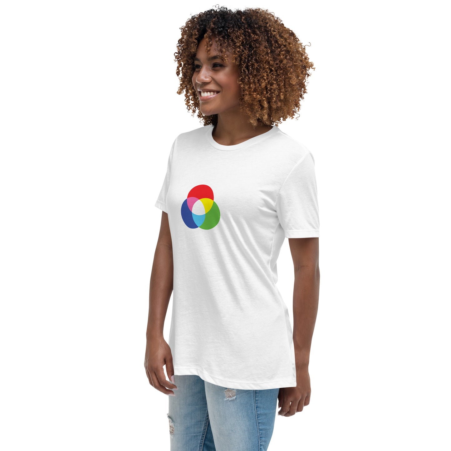 RGB CIRCLES women's t-shirt