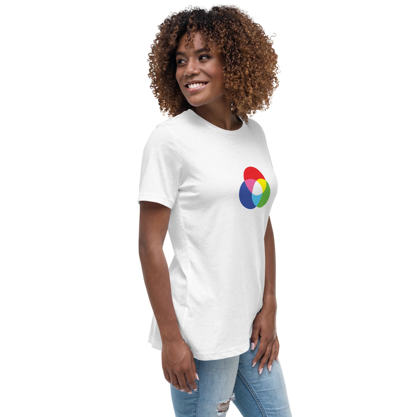 RGB CIRCLES women's t-shirt